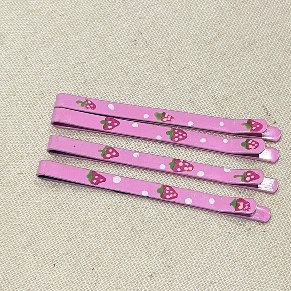 Hand Painted Hair Clip Style Bobby Pin Vintage Handcrafted Fruit Kawaii Retro 31 - Picture 14 of 16